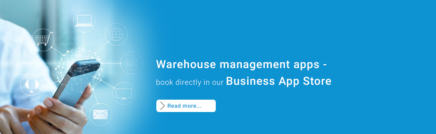 warehouse management apps - directly book in our Business App Store